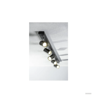 GTV stropna svetilka VENETO 5xGU10 230V IP20, črna