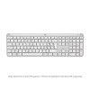 Logitech tipkovnica Signature Slim K950, bela, SLO gravura Logitech tipkovnica Signature Slim K950, bela, SLO gravura