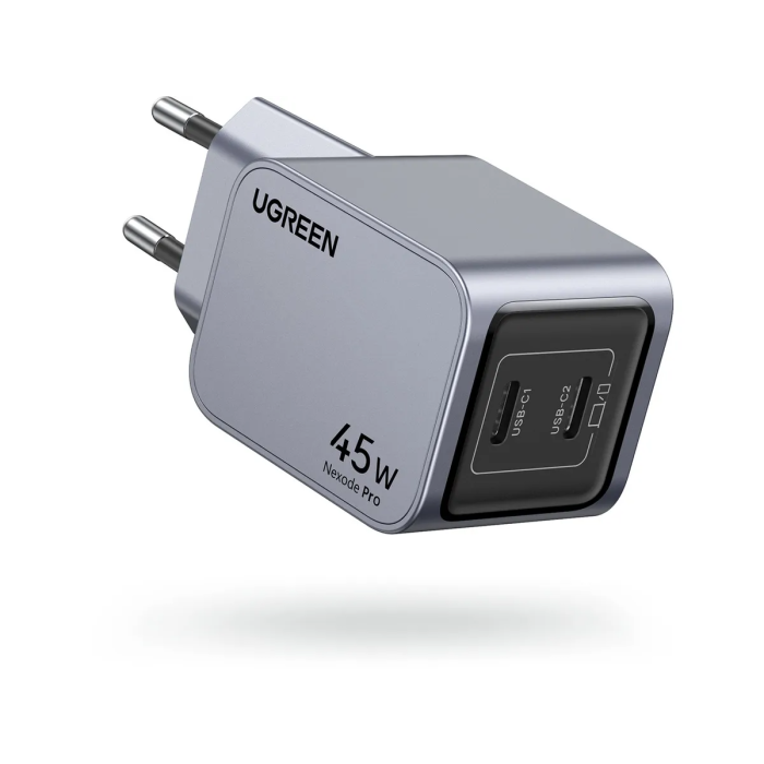Ugreen Nexode Pro 45W 2-Portni GaN USB-C polnilec Ugreen Nexode Pro 45W 2-Portni GaN USB-C polnilec