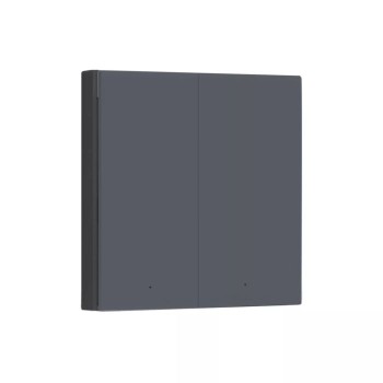 AQARA pametno dvojno stensko stikalo H1 EU brez nevtralnega vodnika, WS-EUK02 GREY