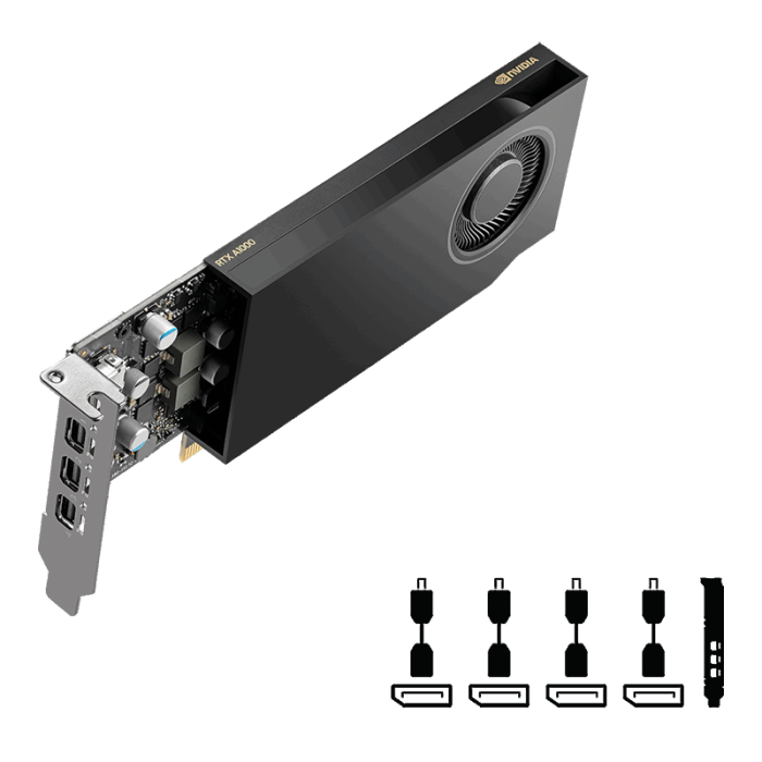 Grafična kartica PNY Nvidia RTX A1000 8B GDDR6 PCI-E 4.0 Grafična kartica PNY Nvidia RTX A1000 8B GDDR6 PCI-E 4.0
