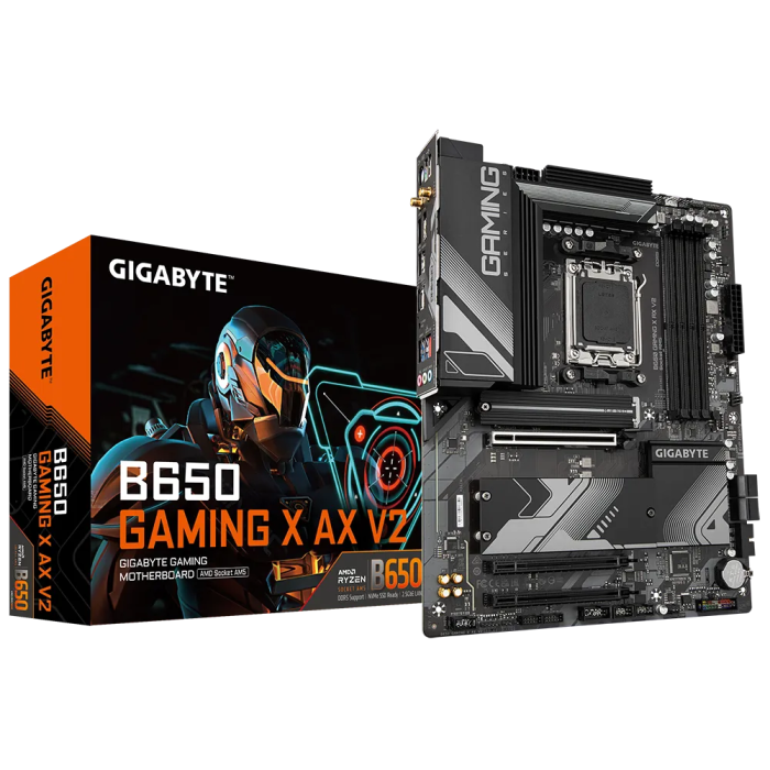 GIGABYTE B650 GAMING X AX V2, DDR5, SATA3, USB3.2Gen2x2, DP, 2.5GbE, WiFi 6E, AM5 ATX GIGABYTE B650 GAMING X AX V2, DDR5, SATA3, USB3.2Gen2x2, DP, 2.5GbE, WiFi 6E, AM5 ATX
