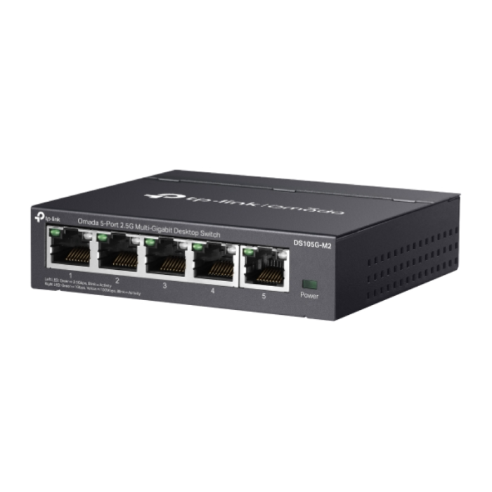 TP-LINK DS105G-M2 5 port 2.5 Multi-Gigabit mrežno stikalo / switch TP-LINK DS105G-M2 5 port 2.5 Multi-Gigabit mrežno stikalo / switch
