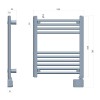 Adler LED kopalniški radiator lestev 400W AD7823 Adler LED kopalniški radiator lestev 400W AD7823