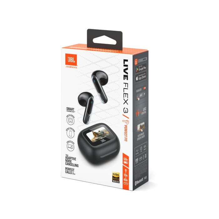 JBL Live Flex 3 brezžične slušalke z mikrofonom, črne JBL Live Flex 3 brezžične slušalke z mikrofonom, črne