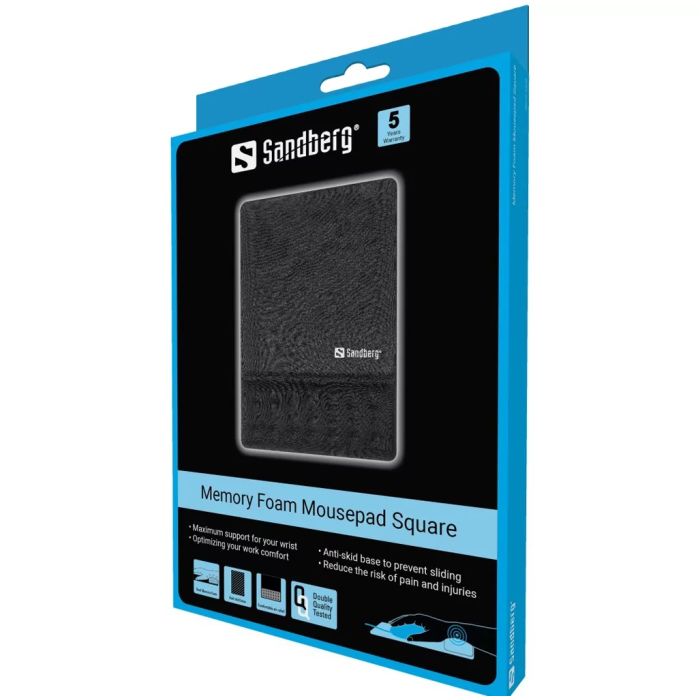 Sandberg Memory Foam Mousepad Square podloga za miško Sandberg Memory Foam Mousepad Square podloga za miško