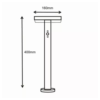 Asalite LED solarna svetilka IP65 5W 3000K (400 lumnov) + senzor Asalite LED solarna svetilka IP65 5W 3000K (400 lumnov) + senzor
