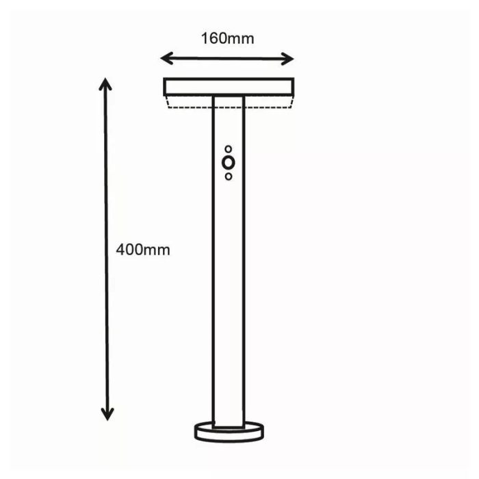 Asalite LED solarna svetilka IP65 5W 3000K (400 lumnov) + senzor Asalite LED solarna svetilka IP65 5W 3000K (400 lumnov) + senzor