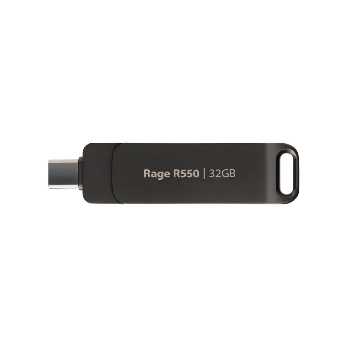 Patriot 32GB 100MB/s Rage R550 USB 3.2 + USB-C spominski ključek Patriot 32GB 100MB/s Rage R550 USB 3.2 + USB-C spominski ključek
