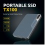 Intenso 2TB SSD TX100 500MB/s USB 3.2 Gen1x1 zunanji disk - modra Intenso 2TB SSD TX100 500MB/s USB 3.2 Gen1x1 zunanji disk - modra