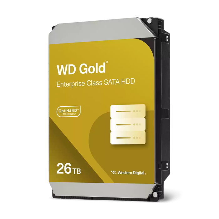 WD 26TB Gold 3,5 SATA 6Gb/s 7200rpm 512MB HDD disk WD 26TB Gold 3,5 SATA 6Gb/s 7200rpm 512MB HDD disk