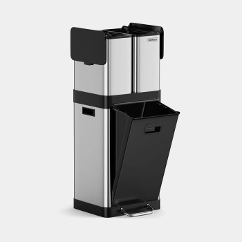 VonHaus trojni koš za odpadke iz nerjavečega jekla 32L VonHaus trojni koš za odpadke iz nerjavečega jekla 32L