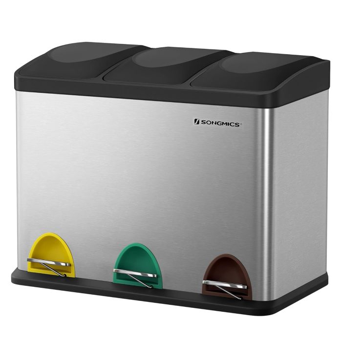 SONGMICS koš za ločevanje odpadkov 45L LTB45L SONGMICS koš za ločevanje odpadkov 45L LTB45L