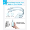 Anker Zolo Powerbank 10000 mAh, 30W z vgrajenima kabloma USB-C + Lightning, moder Anker Zolo Powerbank 10000 mAh, 30W z vgrajenima kabloma USB-C + Lightning, moder