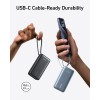 Anker 545 Nano powerbank 10K z vgrajenim kablom USB-C, zelen Anker 545 Nano powerbank 10K z vgrajenim kablom USB-C, zelen