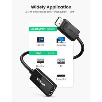 Ugreen DisplayPort v HDMI adapter 4K@60Hz