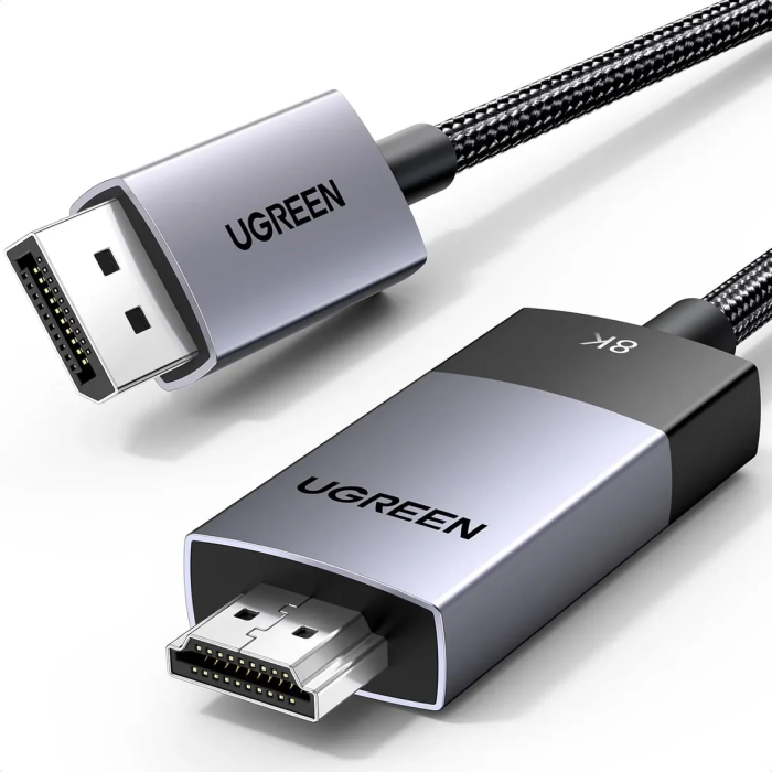Ugreen kabel DisplayPort v HDMI 8K@60Hz - 1M Ugreen kabel DisplayPort v HDMI 8K@60Hz - 1M
