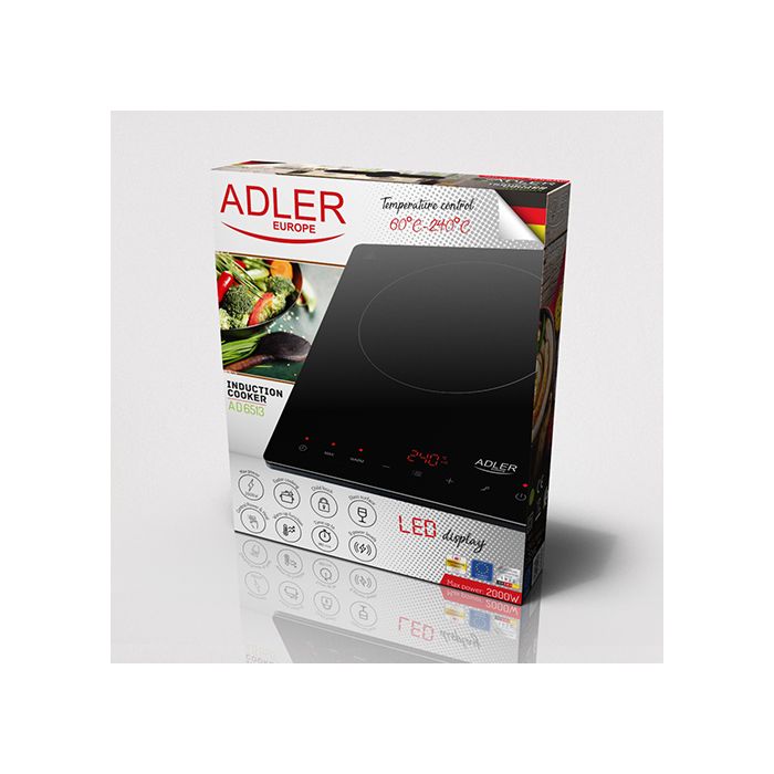 Adler prenosna indukcijska kuhalna plošča 2000W Adler prenosna indukcijska kuhalna plošča 2000W