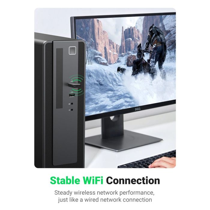 Ugreen AC650 Dual Band USB WLAN Adapter - box Ugreen AC650 Dual Band USB WLAN Adapter - box