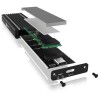 Icybox IB-1824ML-C31 USB-C & USB-A 3.1 ohišje za M.2 NVMe SSD Icybox IB-1824ML-C31 USB-C & USB-A 3.1 ohišje za M.2 NVMe SSD