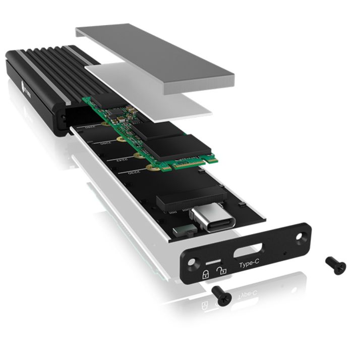 Icybox IB-1824ML-C31 USB-C & USB-A 3.1 ohišje za M.2 NVMe SSD Icybox IB-1824ML-C31 USB-C & USB-A 3.1 ohišje za M.2 NVMe SSD