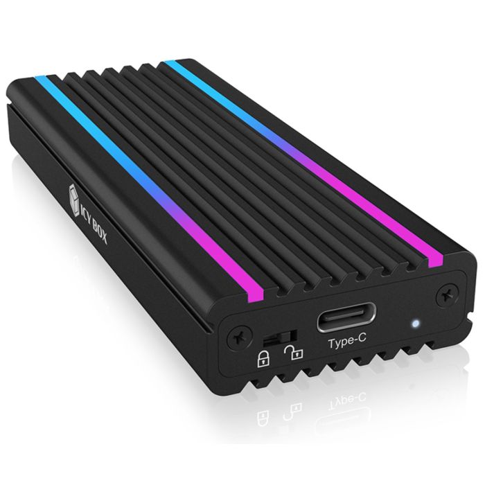 Icybox IB-1824ML-C31 USB-C & USB-A 3.1 ohišje za M.2 NVMe SSD Icybox IB-1824ML-C31 USB-C & USB-A 3.1 ohišje za M.2 NVMe SSD