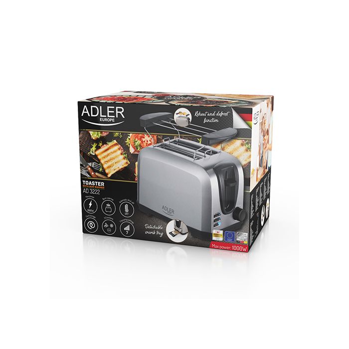 Adler Taoster z mrežo AD3222 Adler Taoster z mrežo AD3222