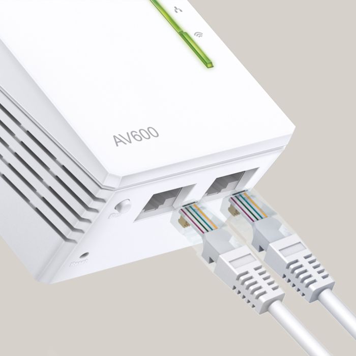 TP-LINK TL-WPA4220 TKIT Powerline 600 Wi-Fi 3-pack kit TP-LINK TL-WPA4220 TKIT Powerline 600 Wi-Fi 3-pack kit