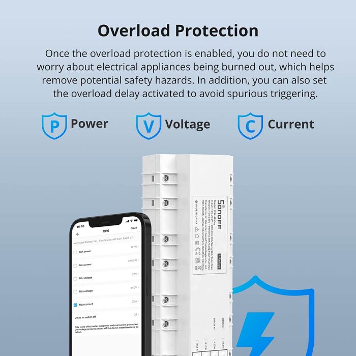 SONOFF pametno stikalo Wi-Fi za merjenje porabe energije SPM-MAIN SONOFF pametno stikalo Wi-Fi za merjenje porabe energije SPM-MAIN