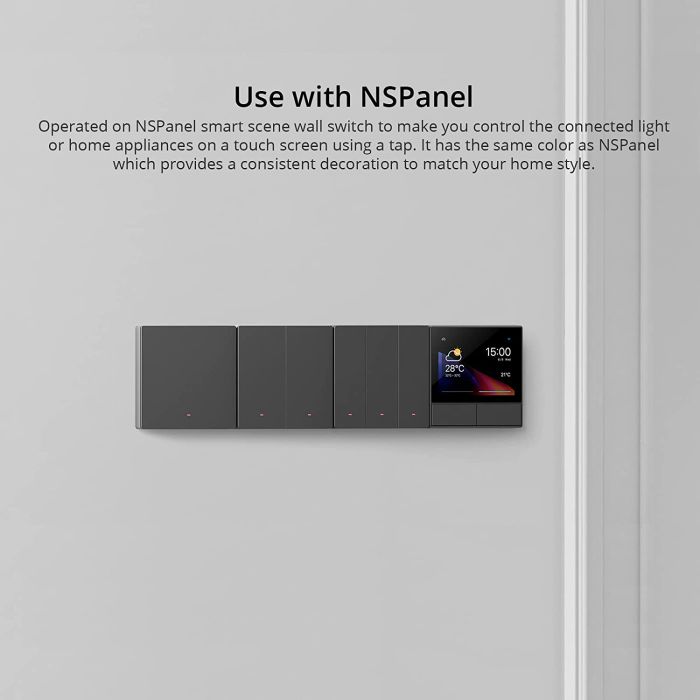 SONOFF pametno stensko stikalo Wi-Fi M5-1C-80, enojno SONOFF pametno stensko stikalo Wi-Fi M5-1C-80, enojno