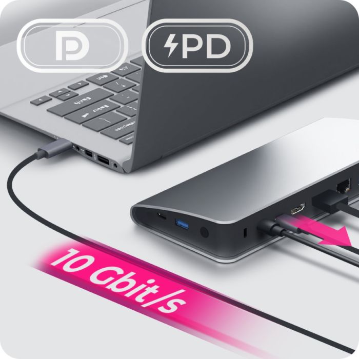 Icybox IB-DK2408-C 11-in-1 USB Type-C DockingStation priklopna postaja za prenosnik s Power Delivery Icybox IB-DK2408-C 11-in-1 USB Type-C DockingStation priklopna postaja za prenosnik s Power Delivery