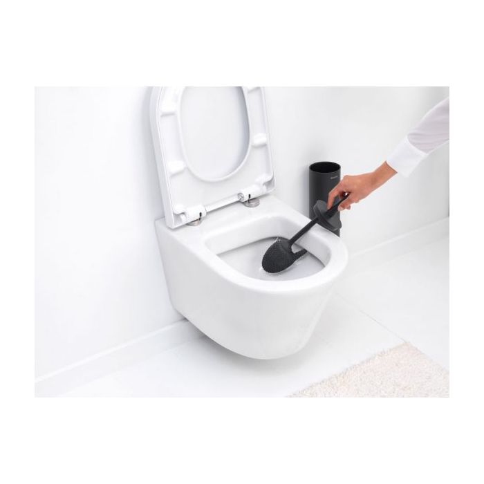 Brabantia MINDSET držalo in ščetka za WC mineral sivo Brabantia MINDSET držalo in ščetka za WC mineral sivo