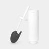 Brabantia MINDSET držalo in ščetka za WC belo Brabantia MINDSET držalo in ščetka za WC belo