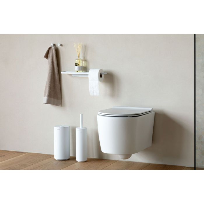 Brabantia MINDSET držalo in ščetka za WC belo Brabantia MINDSET držalo in ščetka za WC belo