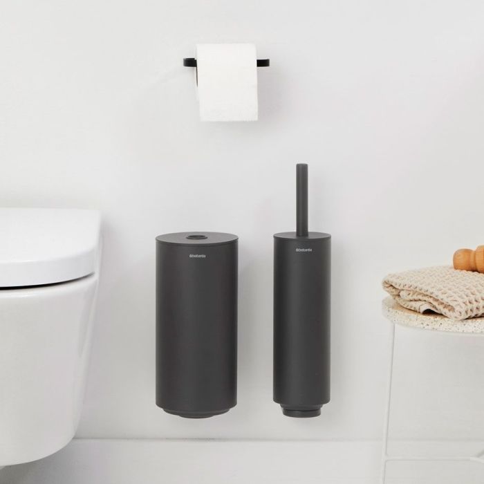 Brabantia MINDSET tri delni kopalniški set mineral siva Brabantia MINDSET tri delni kopalniški set mineral siva