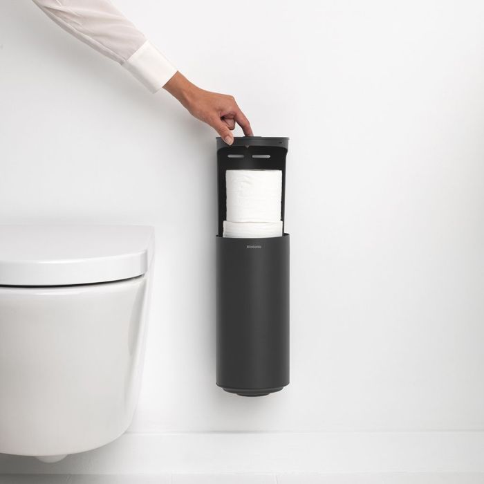 Brabantia MINDSET tri delni kopalniški set mineral siva Brabantia MINDSET tri delni kopalniški set mineral siva