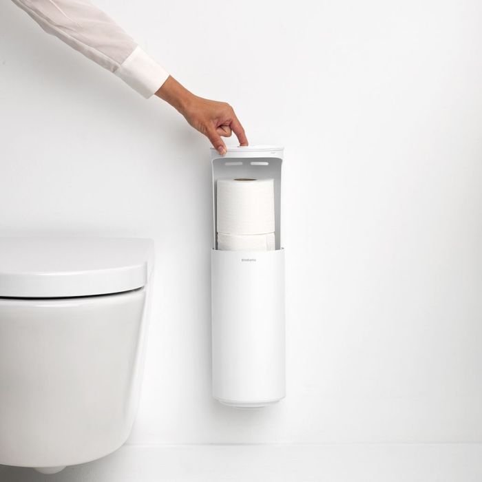 Brabantia MINDSET tri delni kopalniški set bel Brabantia MINDSET tri delni kopalniški set bel