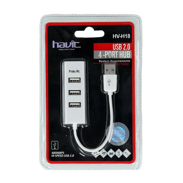 HAVIT USB 2.0 4 Port Hub H18 HAVIT USB 2.0 4 Port Hub H18