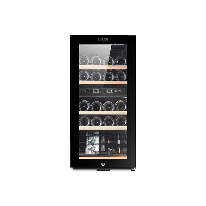 Adler vitrina za vino 60L dvojna hladilna cona AD8080 Adler vitrina za vino 60L dvojna hladilna cona AD8080