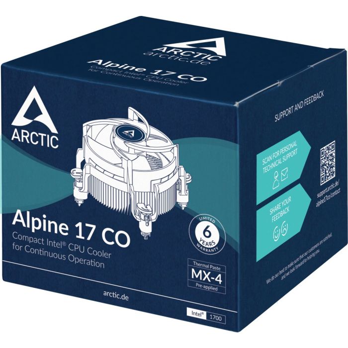 ARCTIC Alpine 17 CO, hladilnik za desktop procesorje INTEL ARCTIC Alpine 17 CO, hladilnik za desktop procesorje INTEL