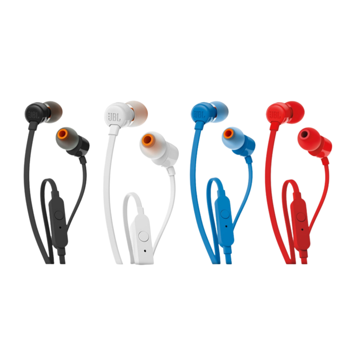 JBL Tune 110 In-ear slušalke z mikrofonom, bele JBL Tune 110 In-ear slušalke z mikrofonom, bele