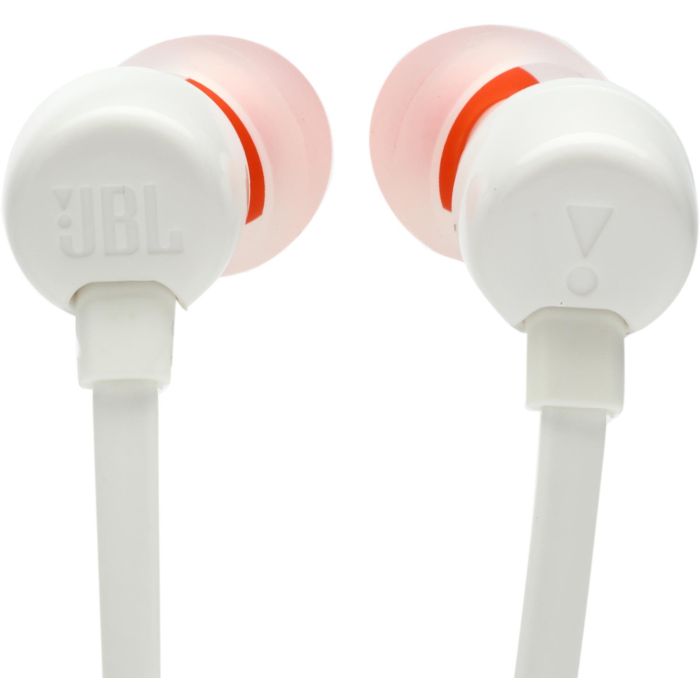 JBL Tune 110 In-ear slušalke z mikrofonom, bele JBL Tune 110 In-ear slušalke z mikrofonom, bele