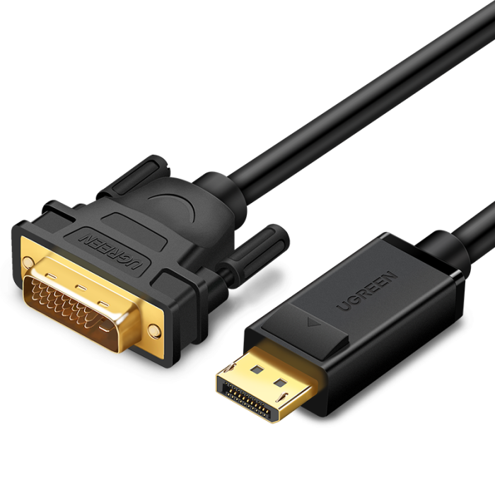 Ugreen DisplayPort na DVI (24+1) kabel 1.5m - polybag Ugreen DisplayPort na DVI (24+1) kabel 1.5m - polybag