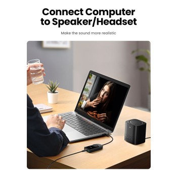 Ugreen zunanja USB zvočna kartica - box Ugreen zunanja USB zvočna kartica - box