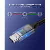 Ugreen USB-C 3.1 Gen1 3A 60W kabel, avdio+video, 1,5M Ugreen USB-C 3.1 Gen1 3A 60W kabel, avdio+video, 1,5M