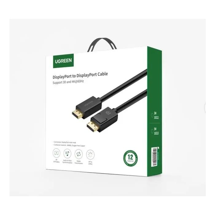 Ugreen 4K DisplayPort kabel 5M - box Ugreen 4K DisplayPort kabel 5M - box