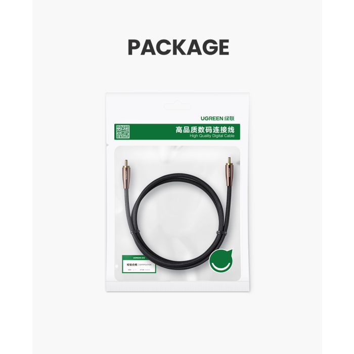 Ugreen Coaxialni S/PDIF kabel dolžine 3M - polybag Ugreen Coaxialni S/PDIF kabel dolžine 3M - polybag