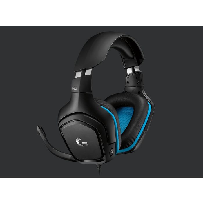 Logitech slušalke gaming USB G432 7.1 Leatherette Modre Logitech slušalke gaming USB G432 7.1 Leatherette Modre