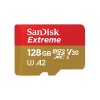 SanDisk Extreme microSDXC 128GB + SD Adapter 190MB/s & 90MB/s A2 C10 V30 UHS-I U3 SanDisk Extreme microSDXC 128GB + SD Adapter 190MB/s & 90MB/s A2 C10 V30 UHS-I U3