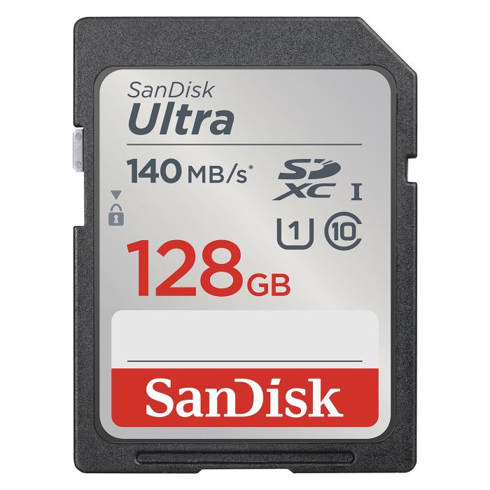 SanDisk Ultra 128GB SDXC spominska kartica 140MB/s SanDisk Ultra 128GB SDXC spominska kartica 140MB/s